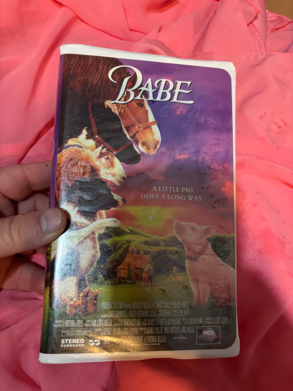 Babe VHS Movie - Pink Sleeve